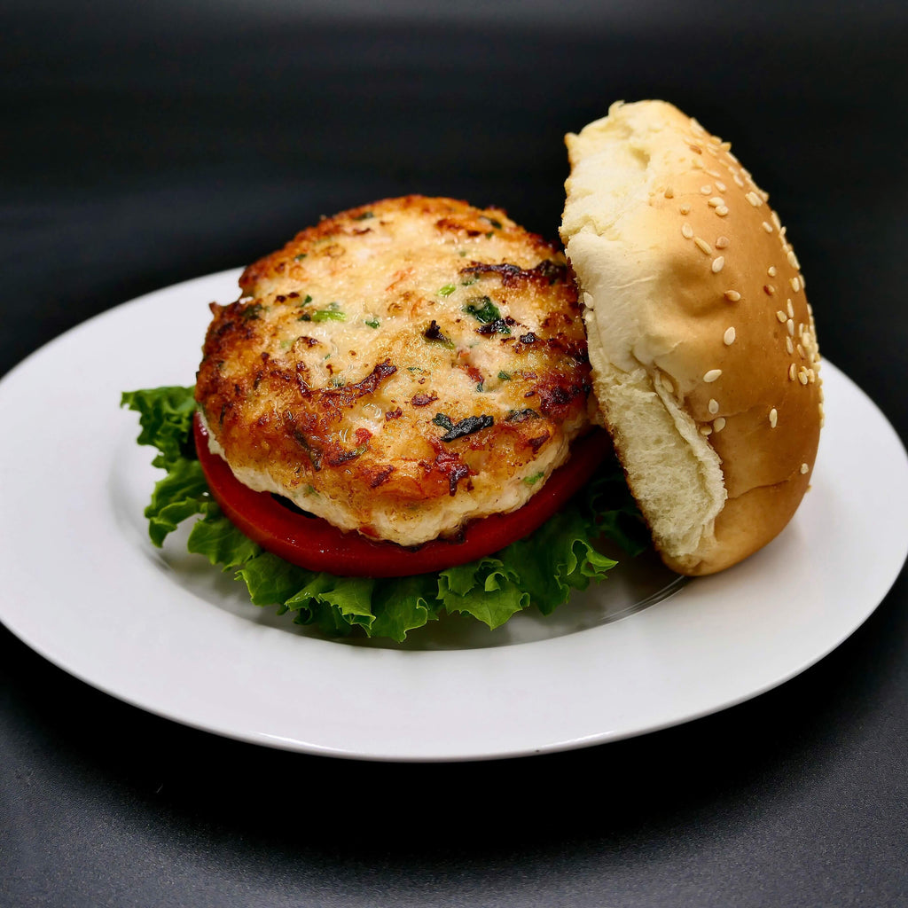 Tender, Juicy Shrimp Burgers with Spicy Mayo - Well Seasoned Studio